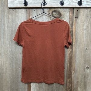 Forever 21 Terracotta Short Sleeve Top